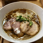 鶏と魚 - 地鶏醤油ラーメン