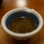 宮古そば処 分家 吉兵衛 - 特製ふきのとう蕎麦汁（¥100）