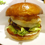 マグズカフェ - もっちーず明太バーガー（単体）