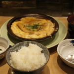 ランチのいわしの柳川鍋定食