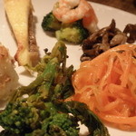 前菜盛り合わせ；アップ