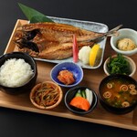 炭火焼きと羽釜ご飯 あいたか - ホッケ定食