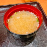 天丼てんや - 味噌汁