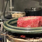 中津をにく - 目の前で調理