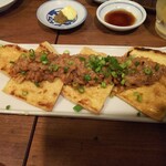 金町製麺 - 厚揚げ納豆