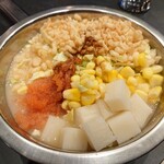 Okonomiyaki Monja Teppanyaki Satton - もち明太コーンもんじゃ