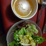 レストラン＆カフェ ひぐち - スープ、サラダ