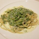 Ristorante La Soglia - 二宮のシラスと青海苔・柚子胡椒のスパゲッティ（2022.2）