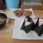 誉蔵 - 赤出汁と唐揚げとこんぶとたらこクリームチーズ