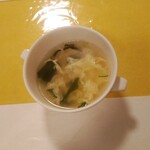 Shisen Tei - おすすめランチ(玉子スープ)