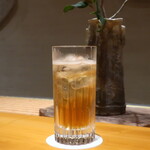 日本料理 幸庵 - 自家製梅酒ソーダ割り