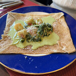 BISTROT REGAL - 海老とほうれん草のクリームガレット