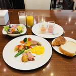 Kyouto Buraiton Hoteru - ◎チョイスした朝食メニュー。