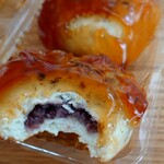 火打庵 - 焼きまんじゅう断面