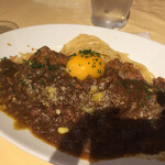 Trattoria M's - 牛カツカレースパ¥900