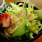 瑠羽樹 - サラダはゴマドレで