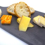 Assortment of 5 types of cheese