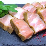 Roasted Yonezawa pork, slowly cooked at low temperature