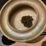 御料理 まつ山 - 【写真⑬】玉ねぎとキャビアの茶碗蒸し