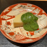 御料理 まつ山 - 【写真②】合馬たけのこ・木の芽味噌