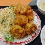 華満楼 - 唐揚げ定食