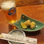 魚正 - ビールです