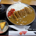 満月園 - カツカレーライス大盛り800円