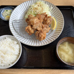 Morioka Shokudou Tecchan - からあげ定食。