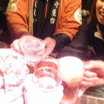 かじしか - 皆で乾杯