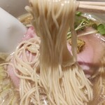 中華そば 流川 - 麺の感じ