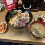 魚がし 大膳 - 特上海鮮丼 968円