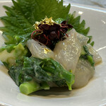 醍醐 - カワハギとなばなの酢味噌和え