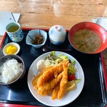 活魚問屋 海寶 - エビフライ定食