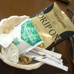 時の宿 すみれ - 室内にあった無料コーヒー