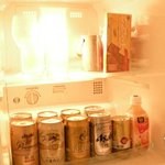 時の宿 すみれ - 部屋の冷蔵庫の品ぞろえ