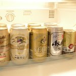 時の宿 すみれ - 部屋の冷蔵庫の品ぞろえ