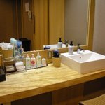 時の宿 すみれ - 大浴場のパウダーコーナー