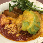 ビッグボーイ - フレッシュアボカドのトマトハンバーグ