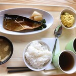 奈良県庁食堂 - 鯖の生姜煮の定食
