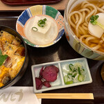 銀座 木屋 - ミニうな玉とうどん1529円