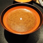 薪鳥新神戸 - 鳥出汁の赤だし