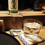 薪鳥新神戸 - 芋焼酎「魔王」（ロック）
