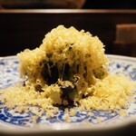 薪鳥新神戸 - 薪焼きブロッコリー チェダーチーズがけ（アップ）