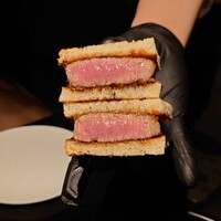 焼肉 牛印 新宿店 - シャトーブリアンサンド