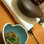 Hanamichi - 鉄皮と、お鍋の用意。