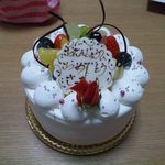 サロン・ド・テ・ジャマン - 2013.1. 誕生日ケーキ（\2,700）