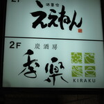 Sumishubou Kiraku - お店があるビルの案内板