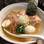 RAMEN CiQUE - 塩ラーメン+バラチャーシュー・白味玉トッピング