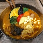 Rojiura Curry Samurai. の侍.ザンギとチキン1/2と野菜