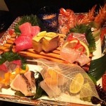 京橋 二刀流 - 刺身盛り